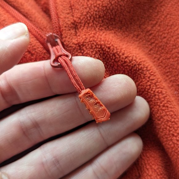 Mountain Hardwear Lightweight Quarter Zip Fleece Mens Size S Red - Picture 10 of 13